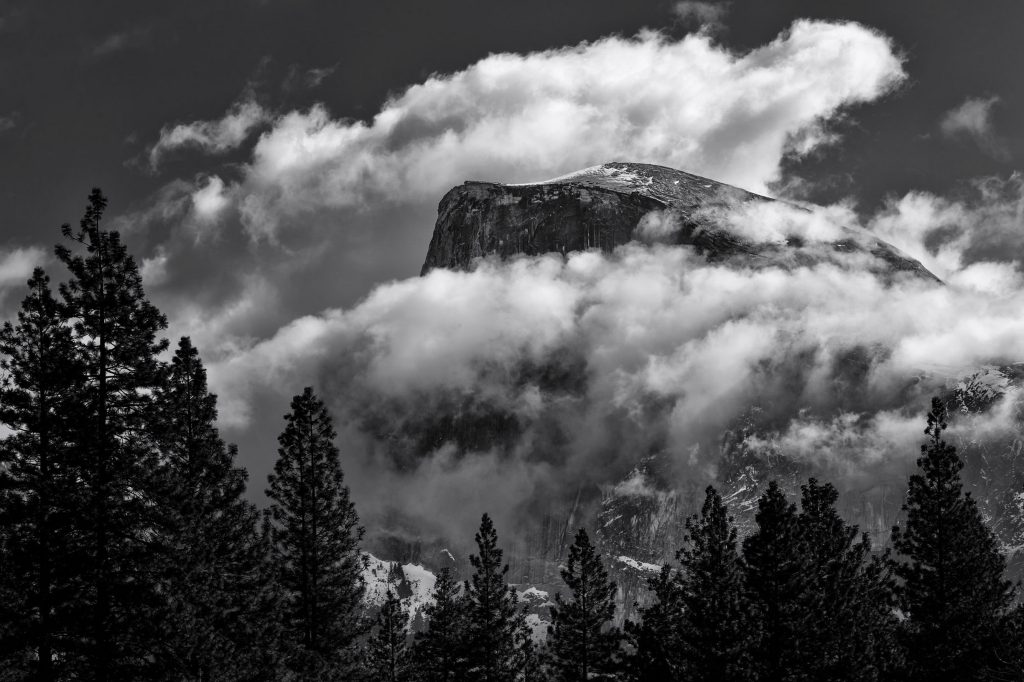 Half Dome Yosemite Clouds Casey Mccallister
