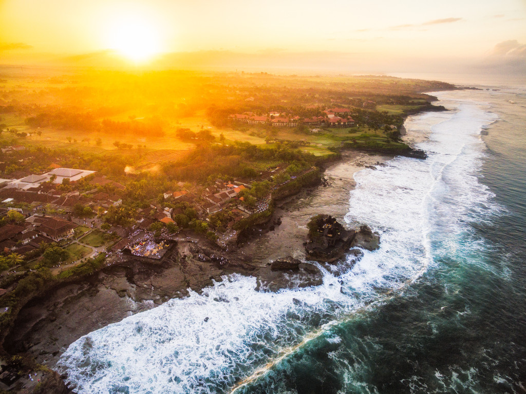 Indonesia Bali Tanah Lot by drone by Michael Matti