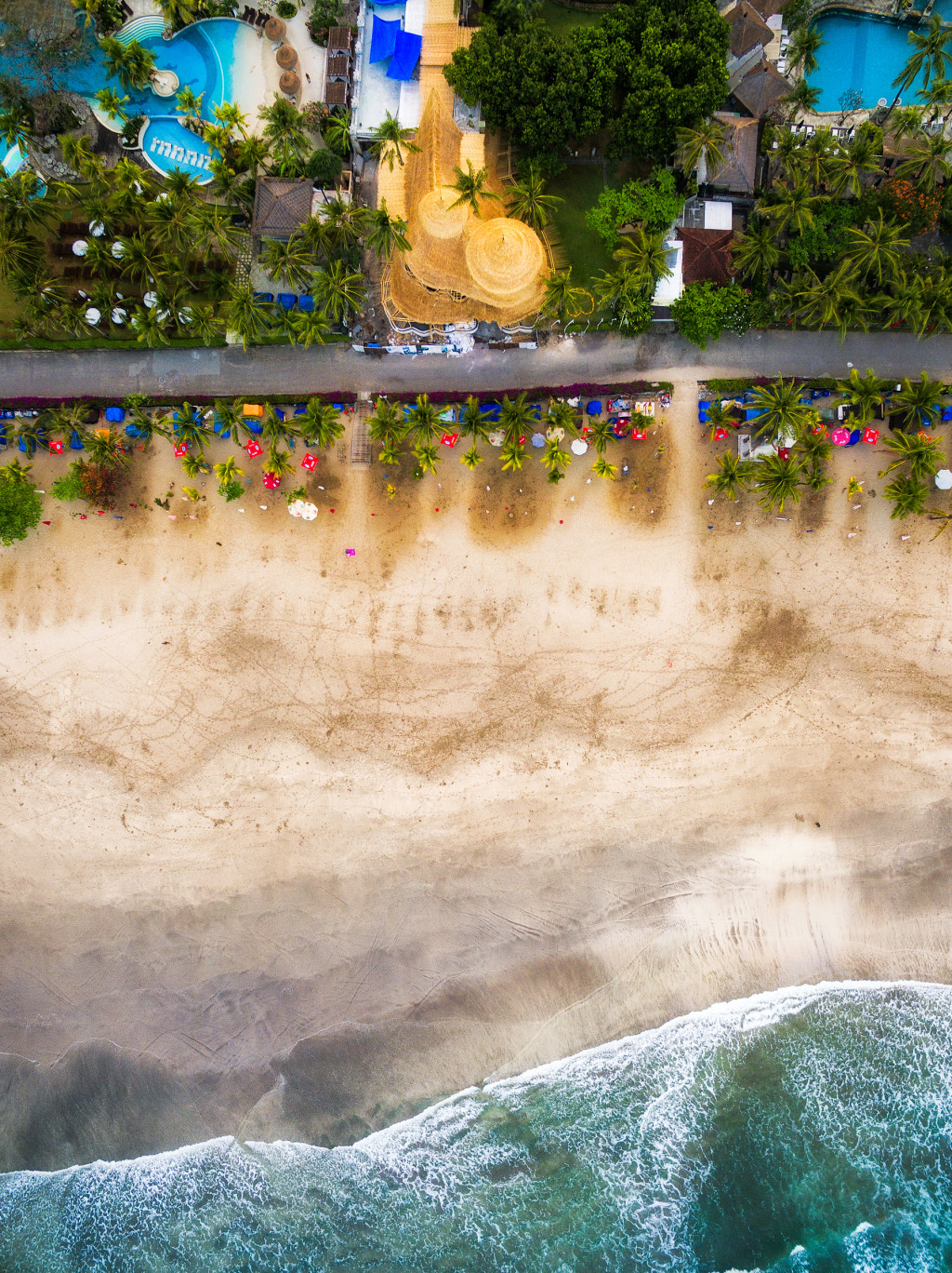 Indonesia Kuta Beach by Drone by Michael Matti