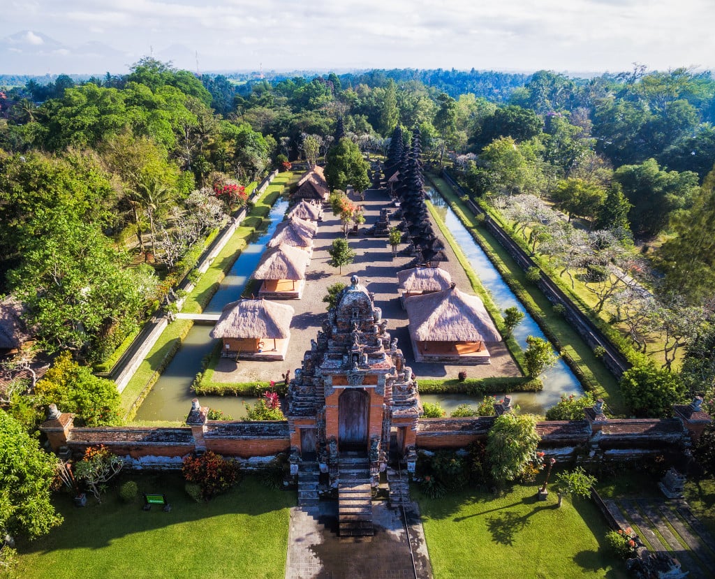 Indonesia bali temple by Drone by Michael Matti