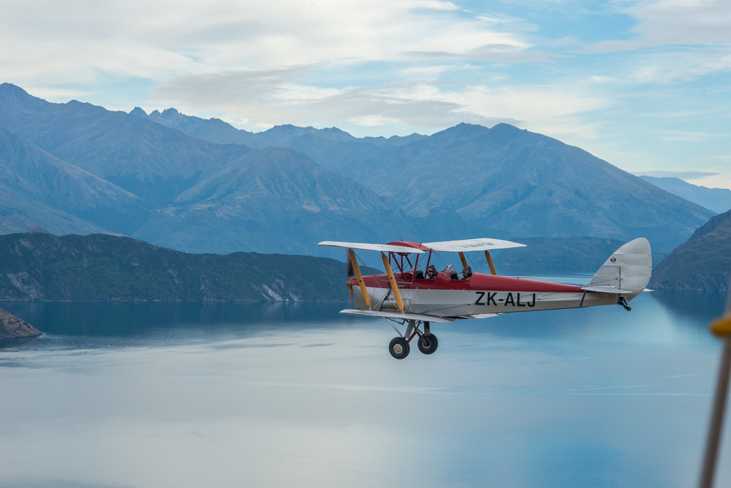 Lake Wanaka New Zealand Tiger Moth Flight 6