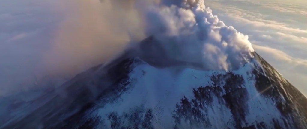 National Geographic 360 Video Klyuchevskoy Volcano Russia 4