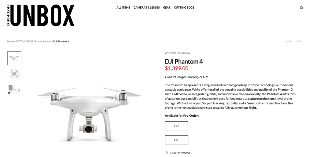 DJI Phantom 4 Resource Unbox